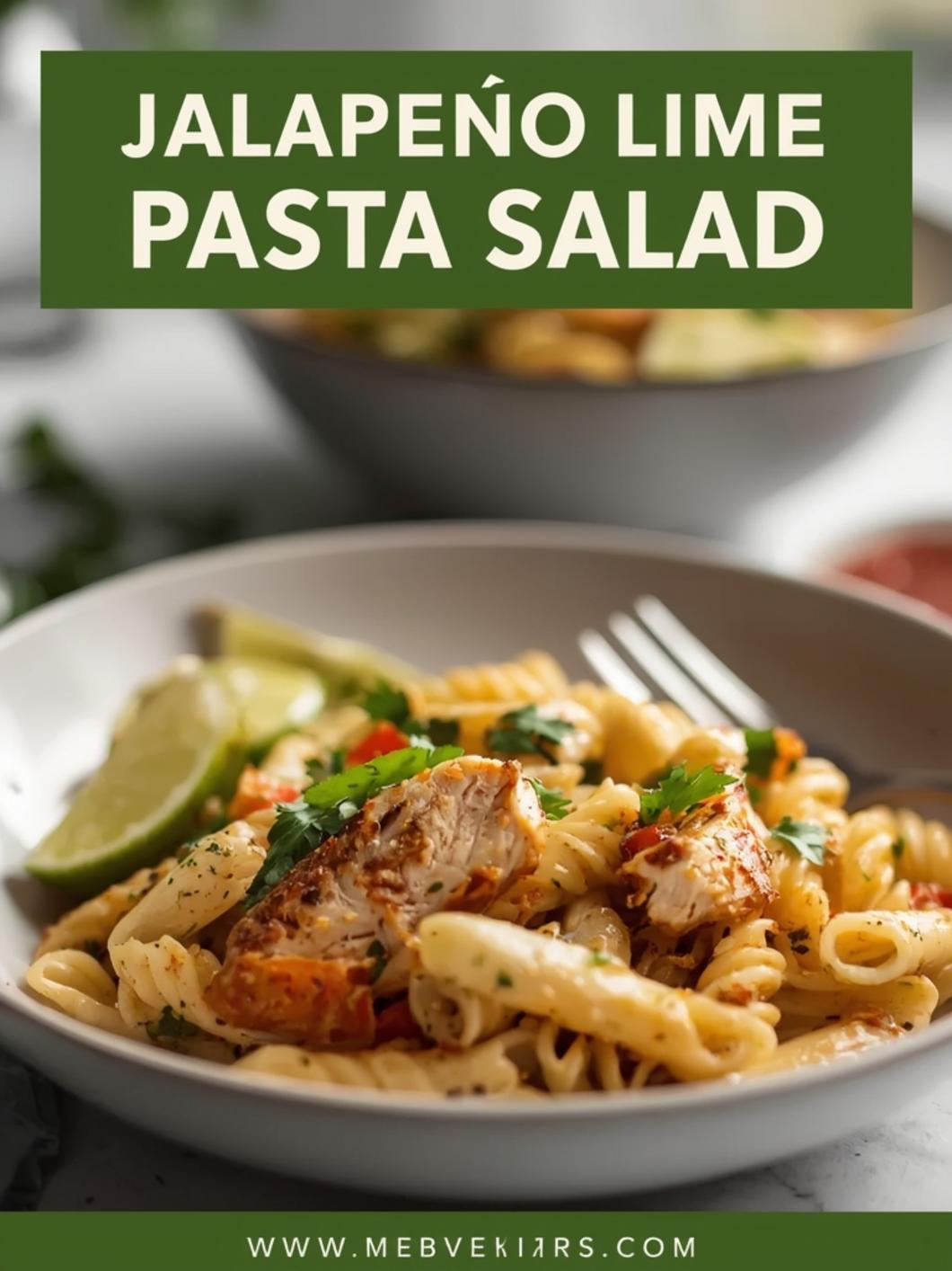 Healthy Jalapeño Lime Chicken Pasta Salad for Easy Meal Prep 15 Healthy Jalapeño Lime Chicken Pasta Salad for Easy Meal Prep