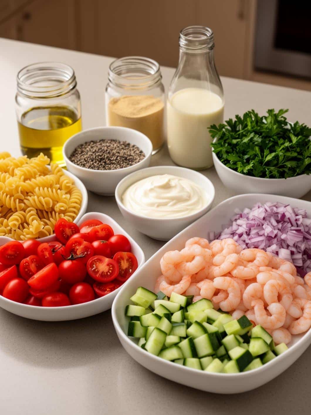 Healthy Shrimp Pasta Salad That Feels Like Comfort Food