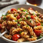 Healthy Teriyaki Chicken Pasta Salad for Lunch Meal Prep 12 =