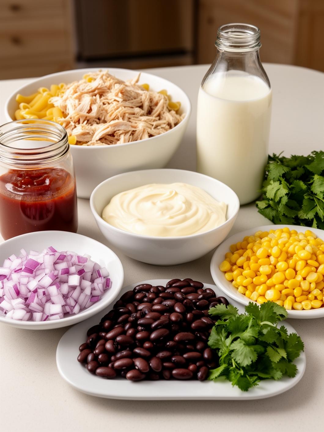 High-Protein BBQ Chicken Pasta Salad for Healthy Lunches