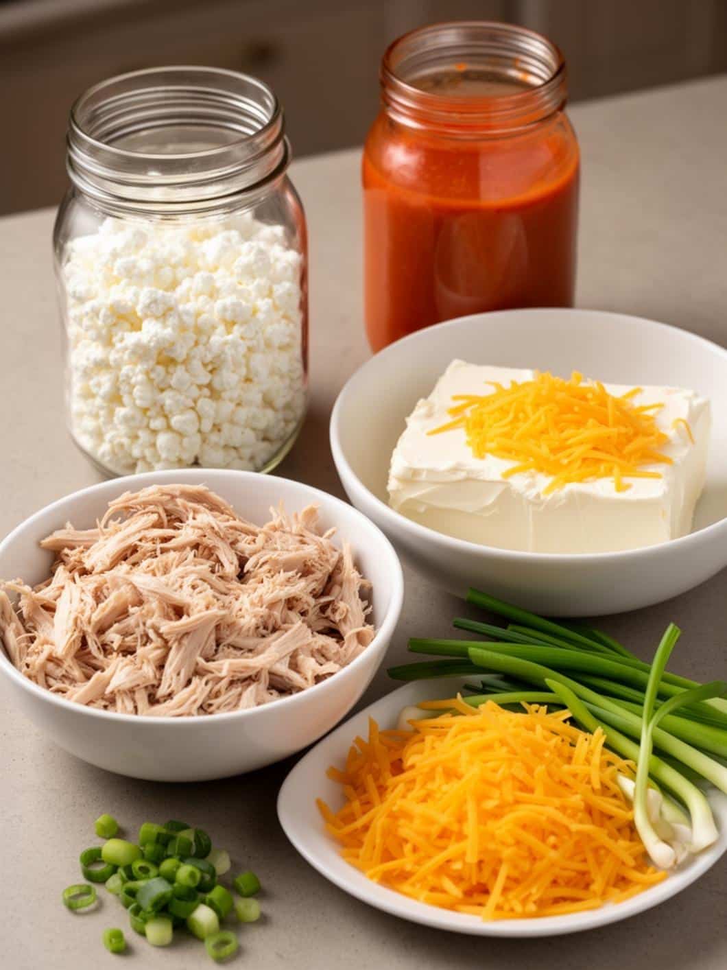 High Protein Buffalo Chicken Dip (Crockpot Recipe)