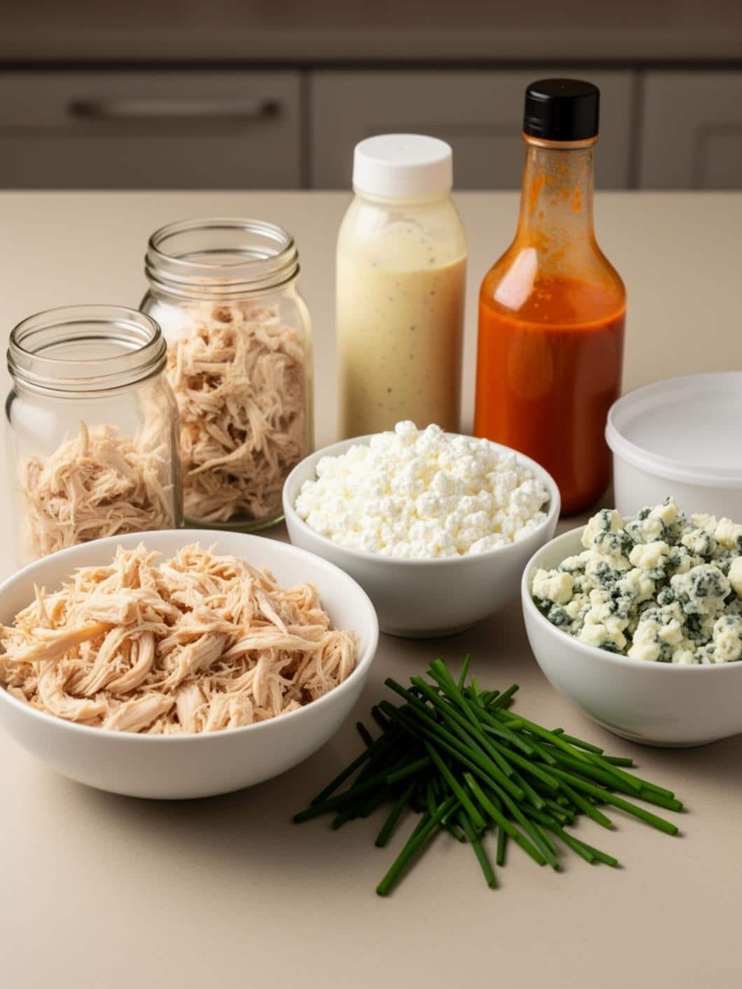 High Protein Buffalo Chicken Dip for Super Bowl Parties