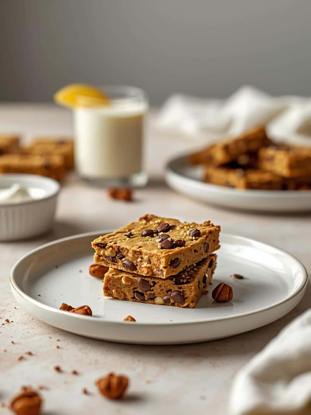Homemade Protein Cookie Dough Bars: Easy No-Bake Snack