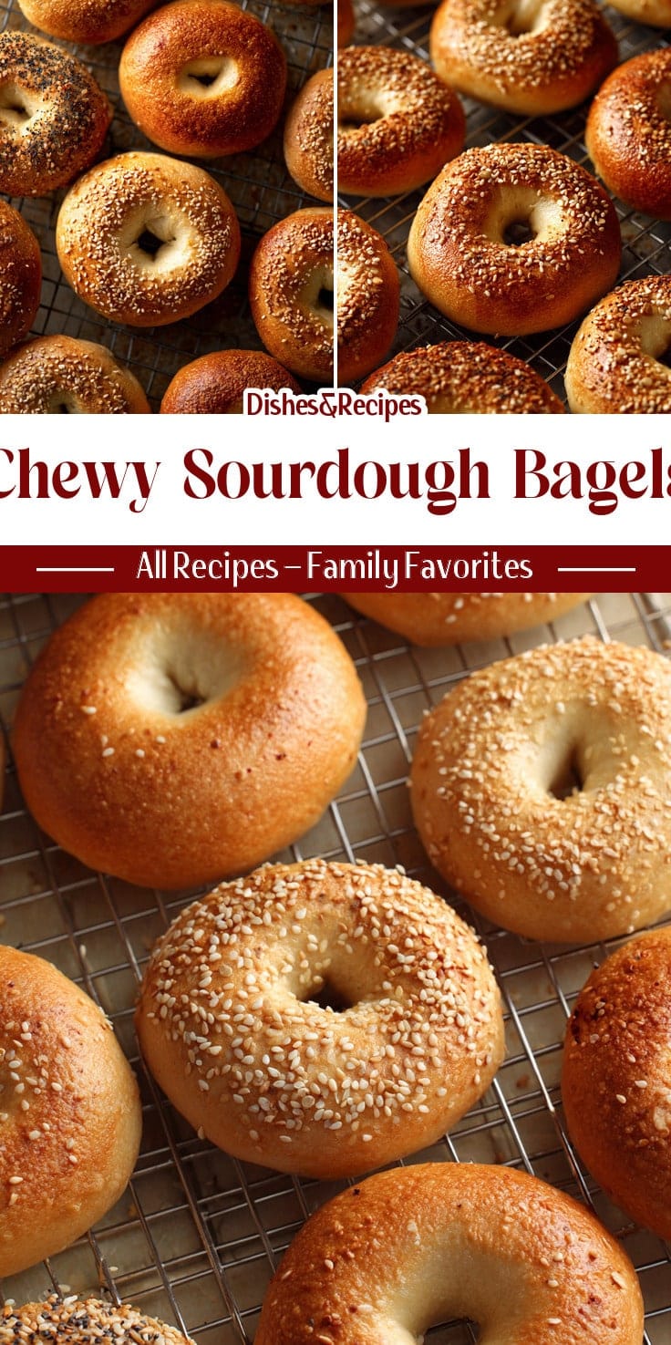 Chewy Sourdough Bagels (Homemade & Golden) 14 Chewy Sourdough Bagels (Homemade & Golden)