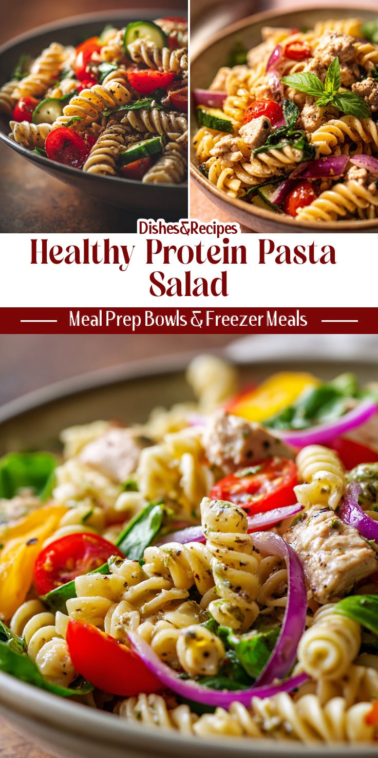 Healthy Protein Pasta Salad for Easy Meal Prep Lunches 14 Healthy Protein Pasta Salad for Easy Meal Prep Lunches