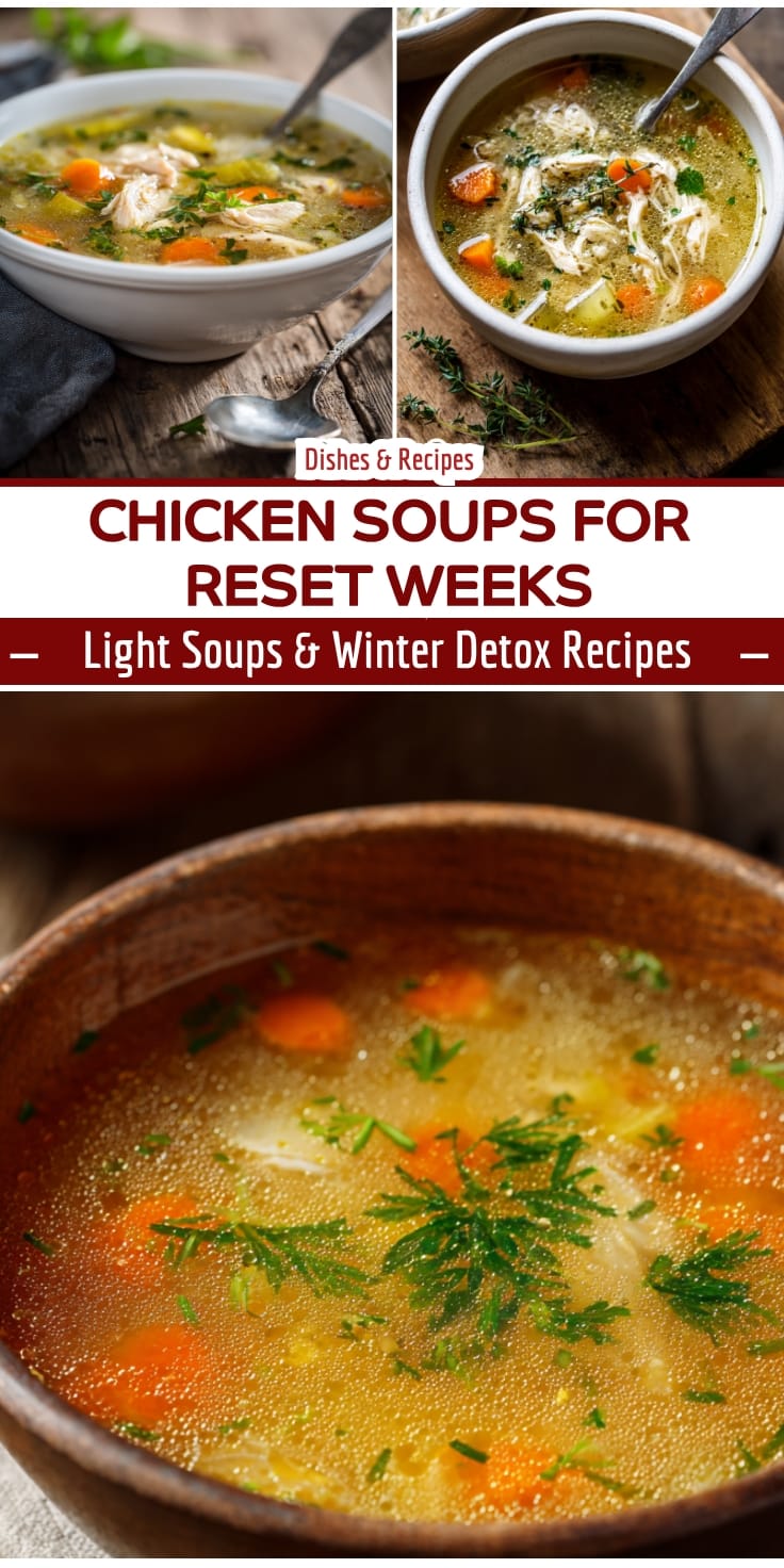 Light Chicken Soups for Reset Weeks (Anti-Inflammation Diet)