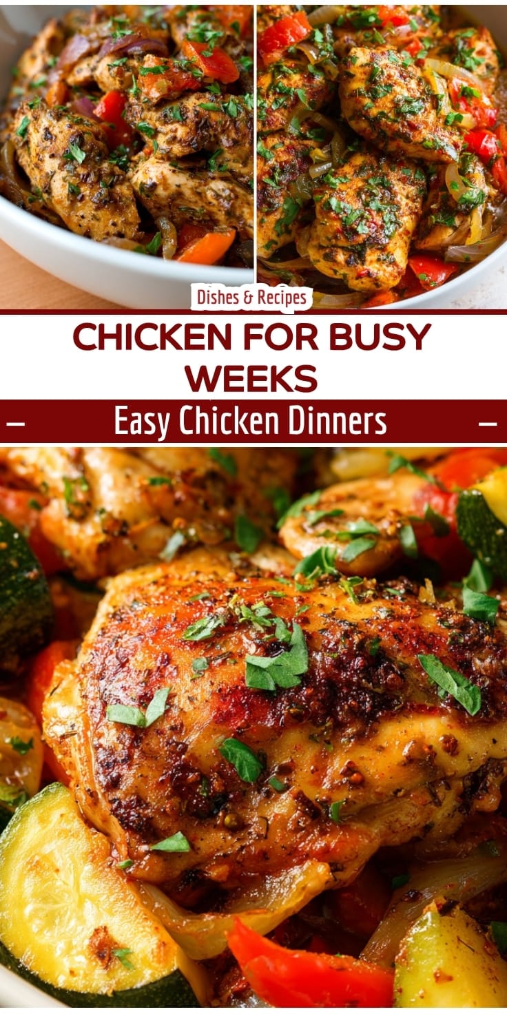 Healthy Chicken Dinners for Busy Work Weeks