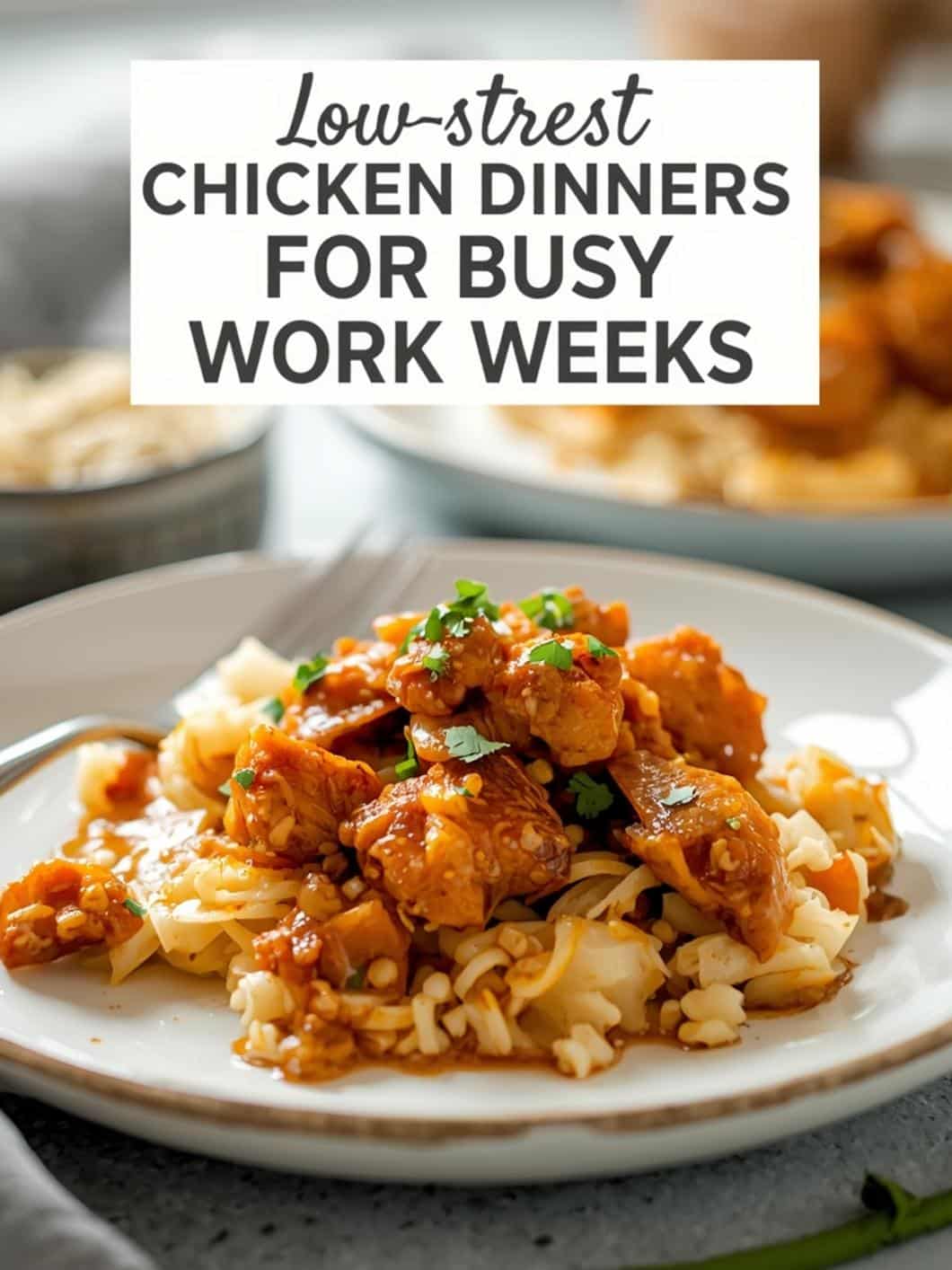 Low-Stress Chicken Dinners for Busy Work Weeks