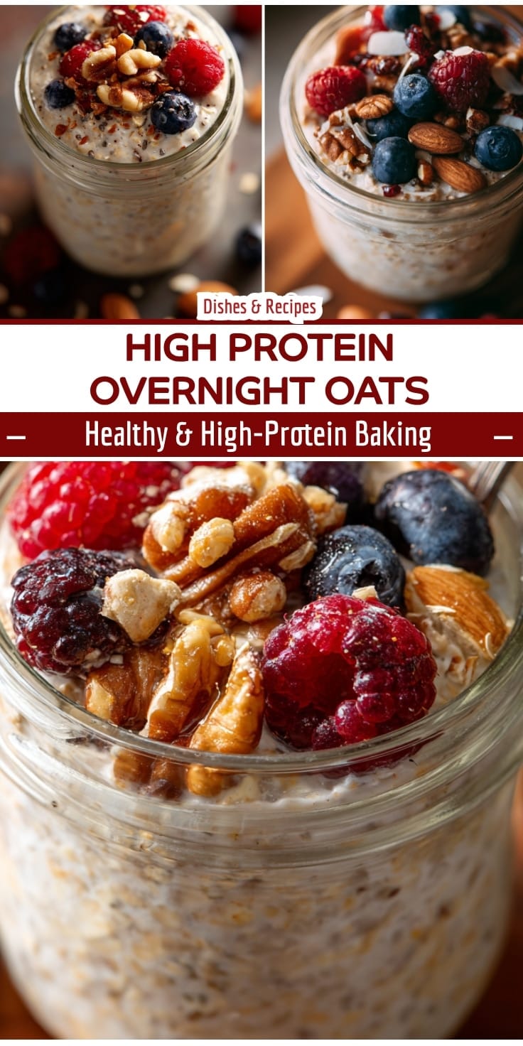 High Protein Overnight Oats for Easy Meal Prep
