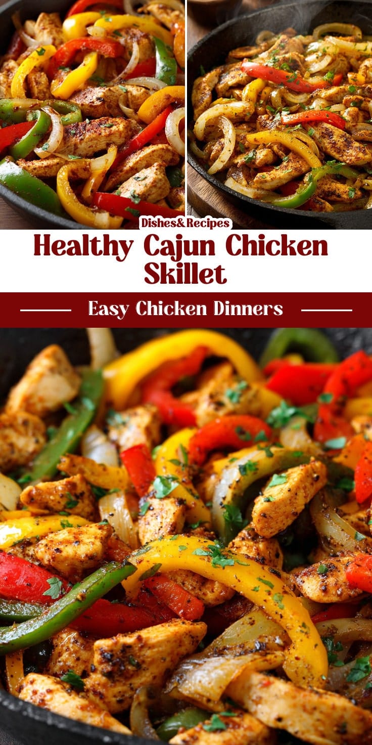 Healthy Cajun Chicken Skillet That Feels Like Comfort Food