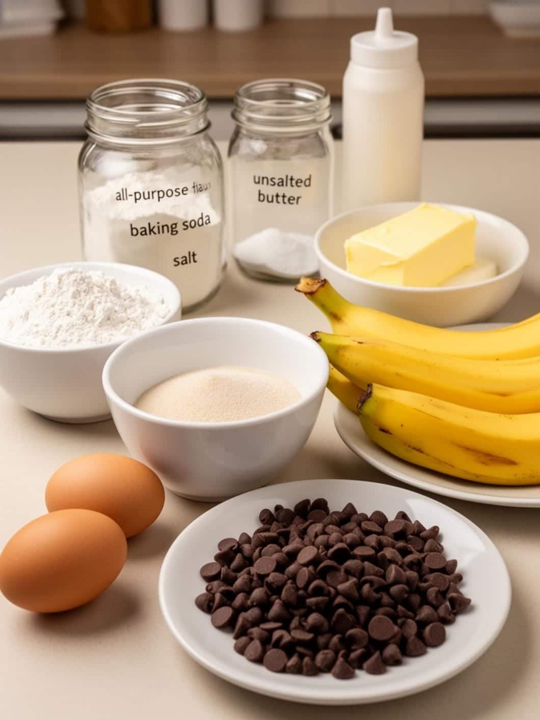 Moist Chocolate Chip Banana Bread (Bakery Style)