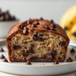 Moist Chocolate Chip Banana Bread (Bakery Style) 12 =