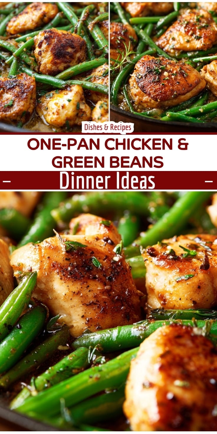 Easy Chicken Skillet Meals with Green Beans (One Pan)