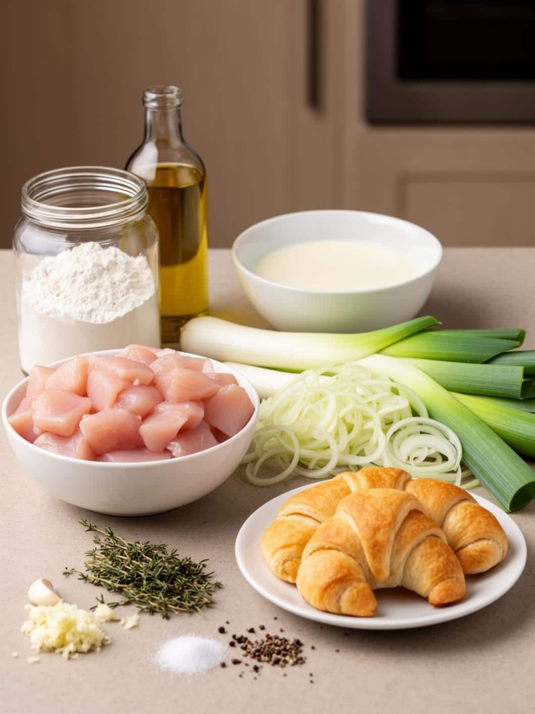 Savory Chicken & Leek Bake (Easy Weeknight Dinner)