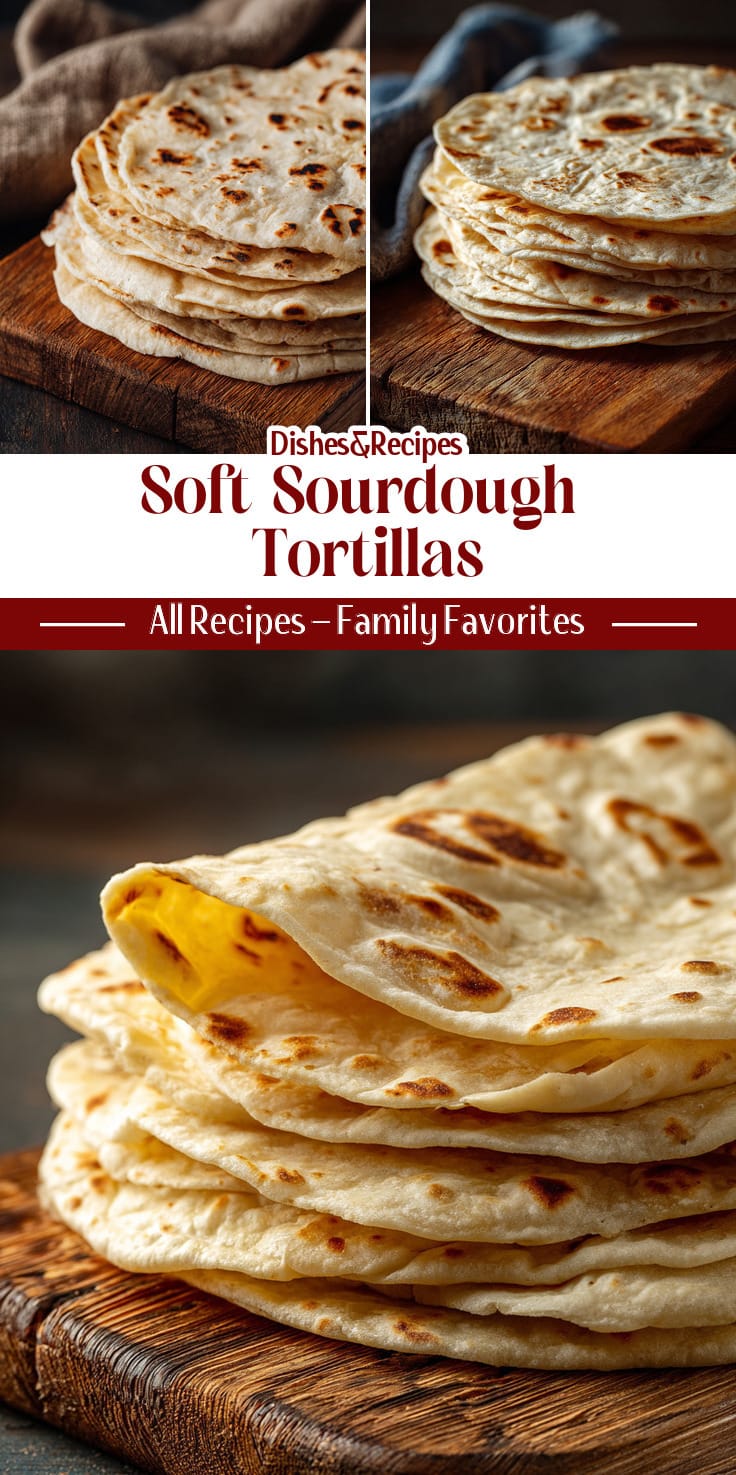 Soft Sourdough Tortillas (No Commercial Yeast) 14 Soft Sourdough Tortillas (No Commercial Yeast)