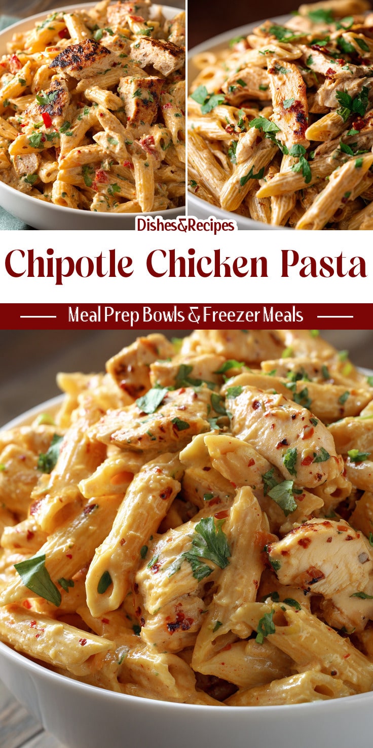 Copycat Chipotle Chicken Pasta Recipe (Cheesecake Factory Style)