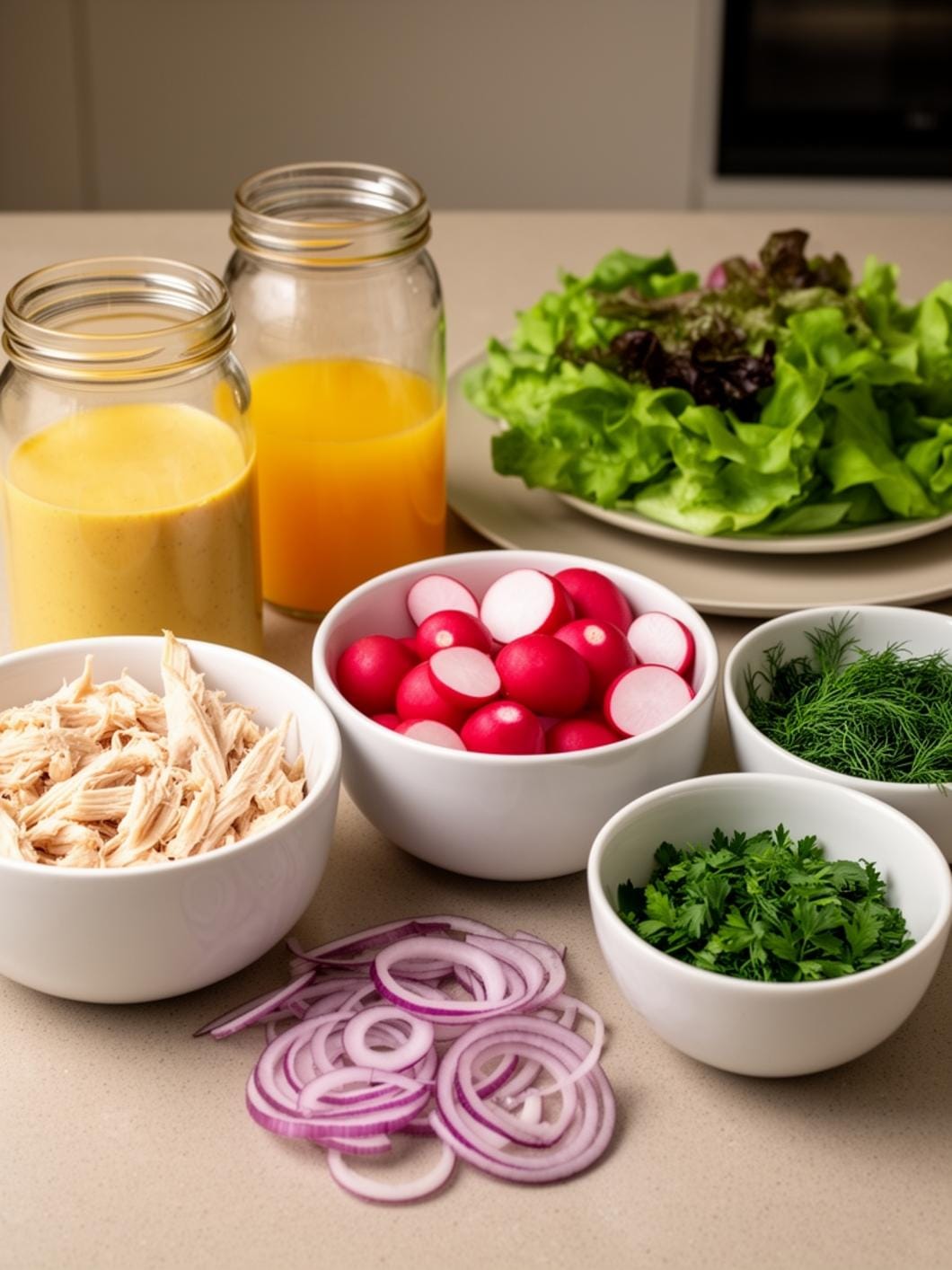 Spring Chicken Salad with Radishes & Citrus Vinaigrette: Healthy Lunch Ideas 13 Spring Chicken Salad with Radishes & Citrus Vinaigrette: Healthy Lunch Ideas