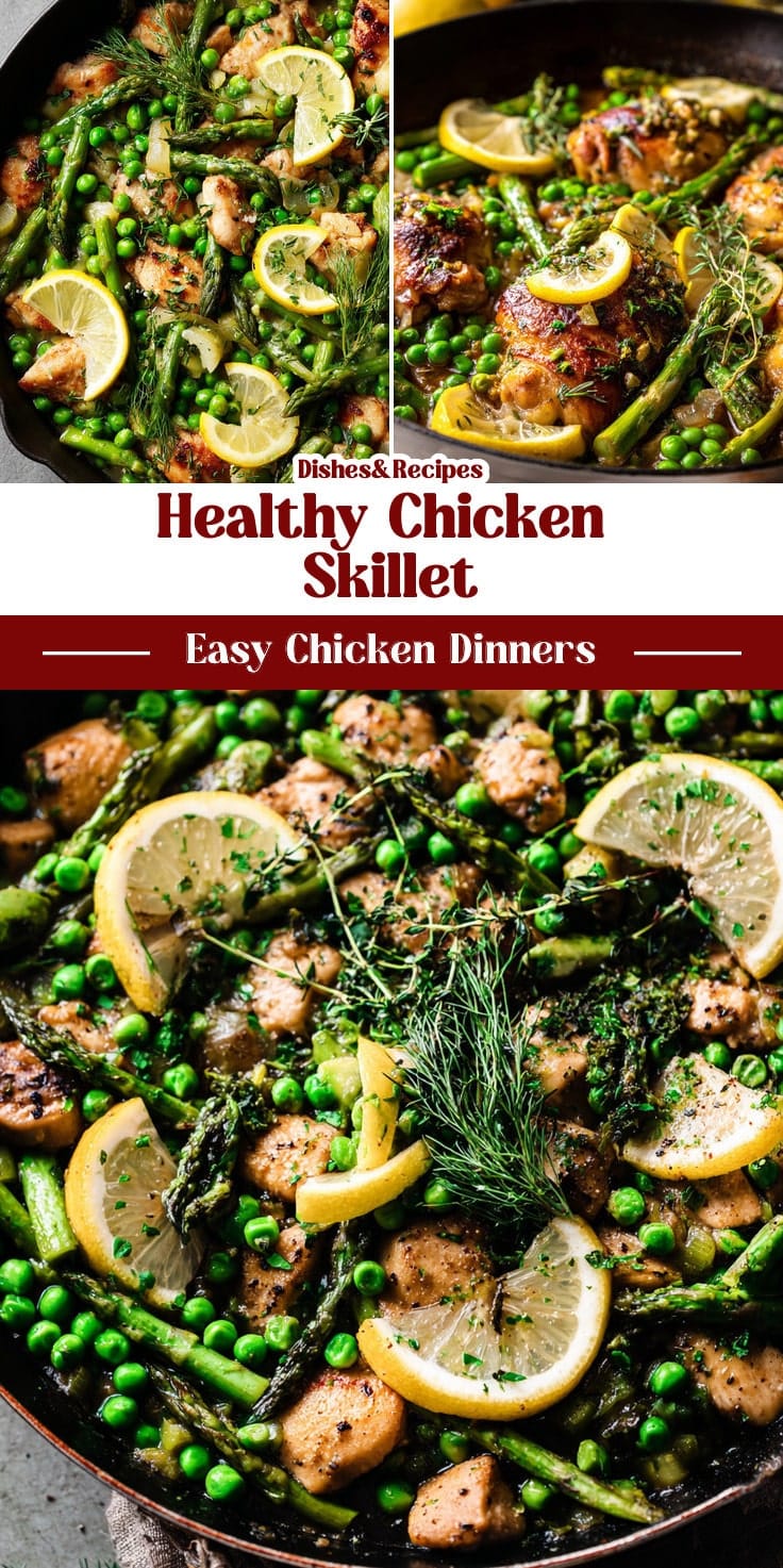 Healthy Spring Chicken Skillet That Feels Like Comfort Food