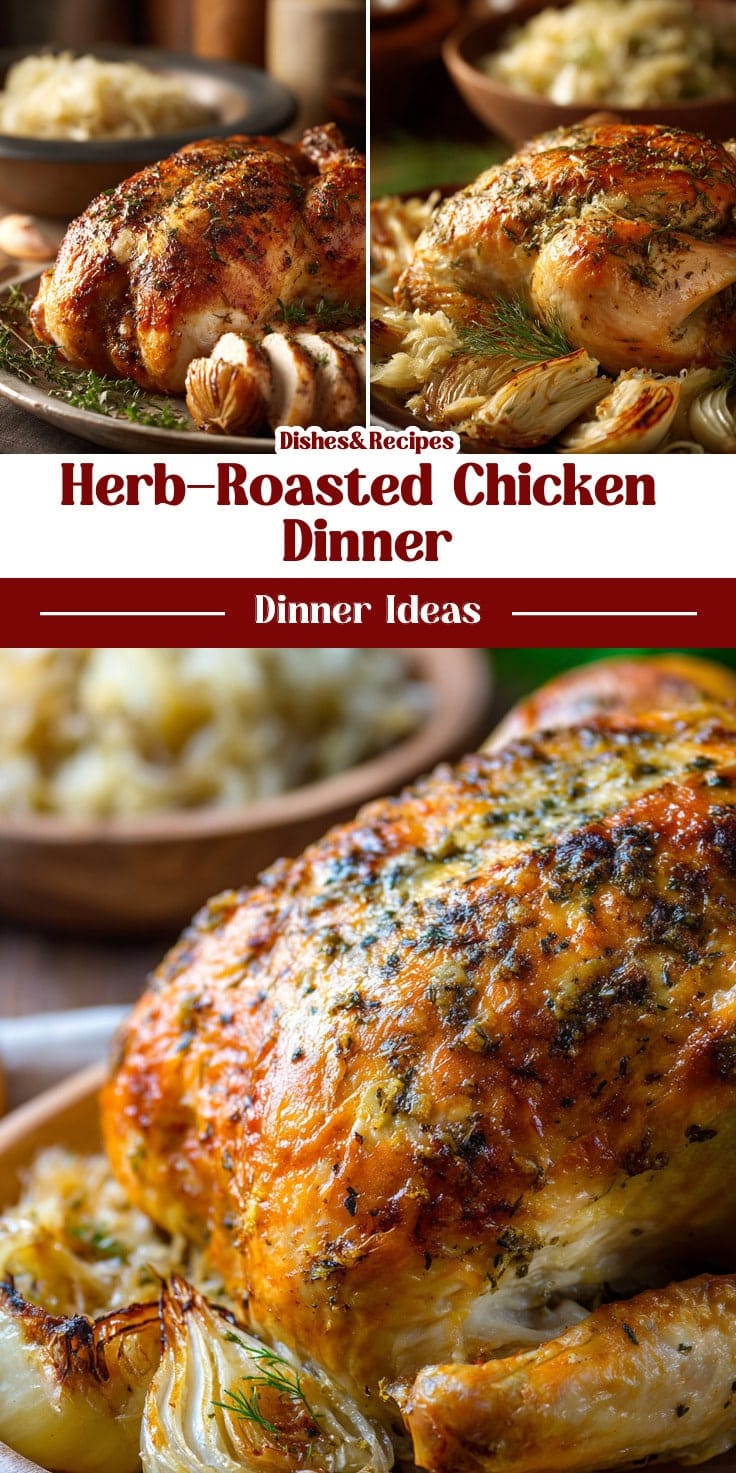 Flavorful Herb-Roasted Chicken with Fennel & Sauerkraut 14 Flavorful Herb-Roasted Chicken with Fennel & Sauerkraut