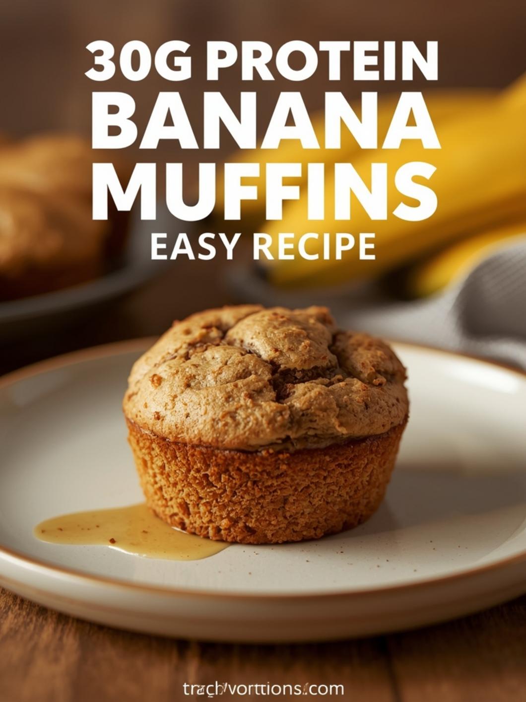 30g Protein Banana Muffins (Easy Recipe) 15 30g Protein Banana Muffins (Easy Recipe)