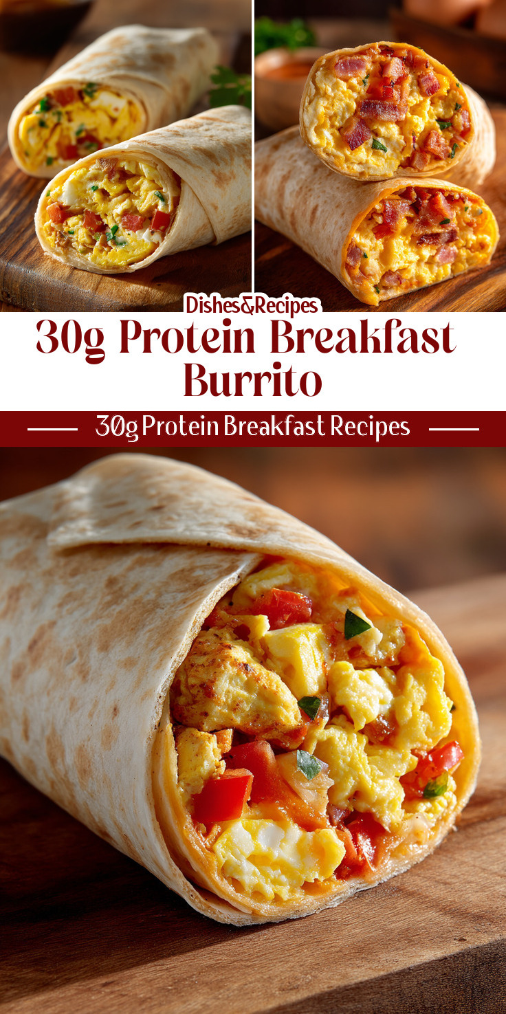 30g Protein Breakfast Burrito (Quick Meals)