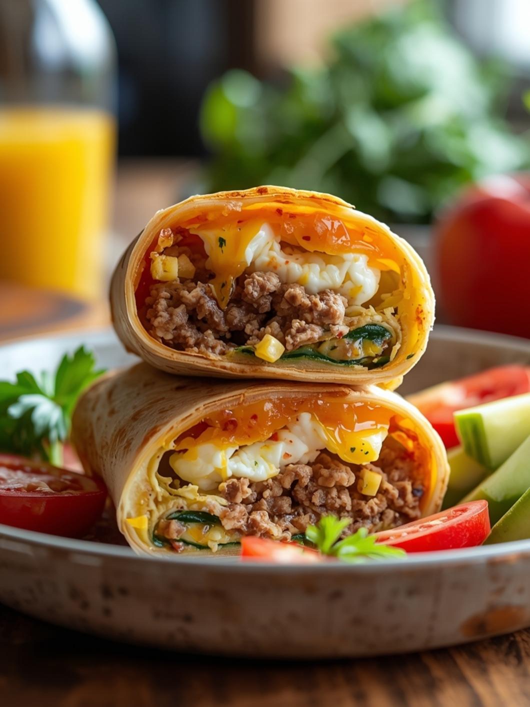 30g Protein Breakfast Burrito (15 Minutes)