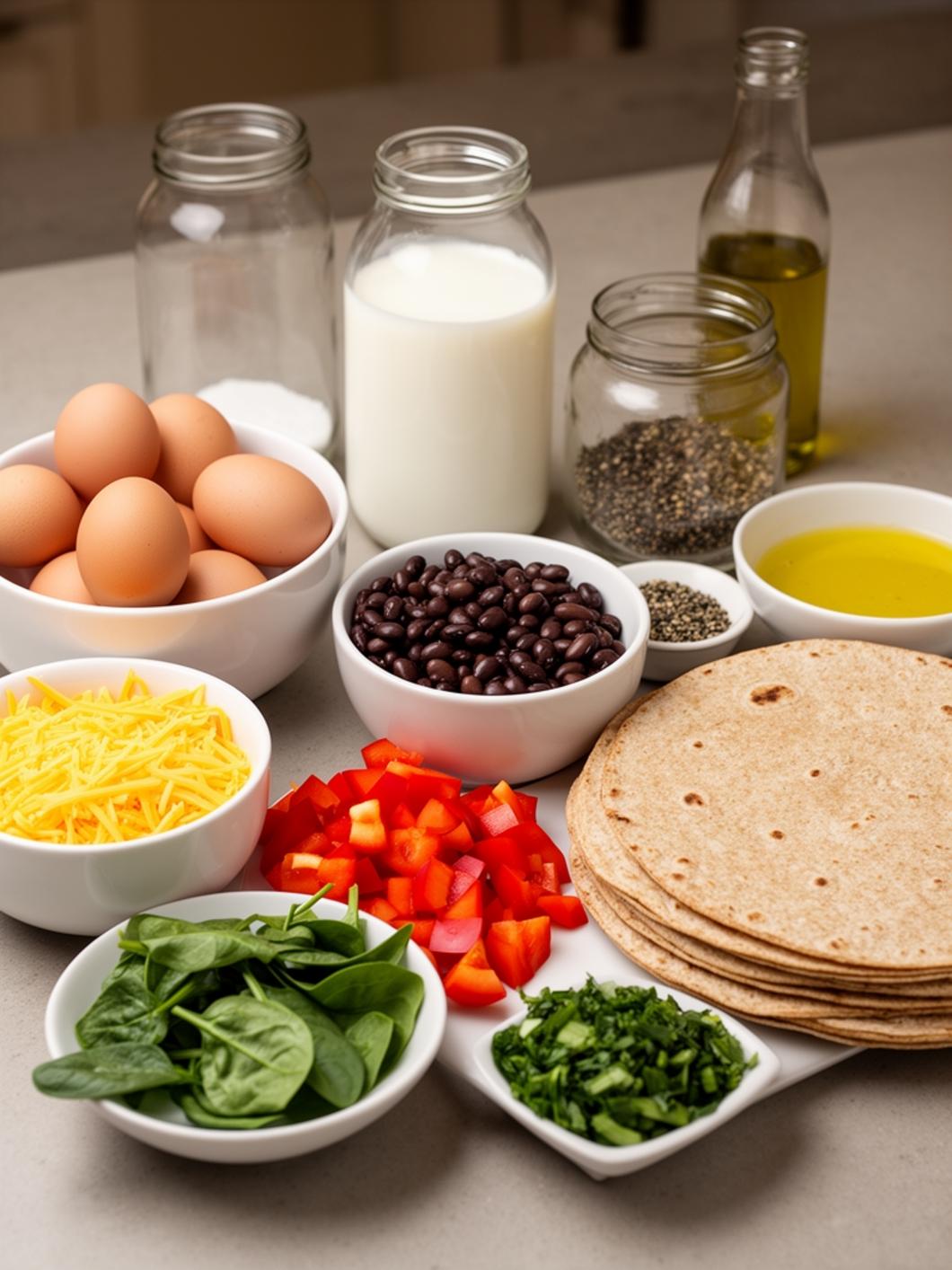 30g Protein Breakfast Burrito (Meal Prep)