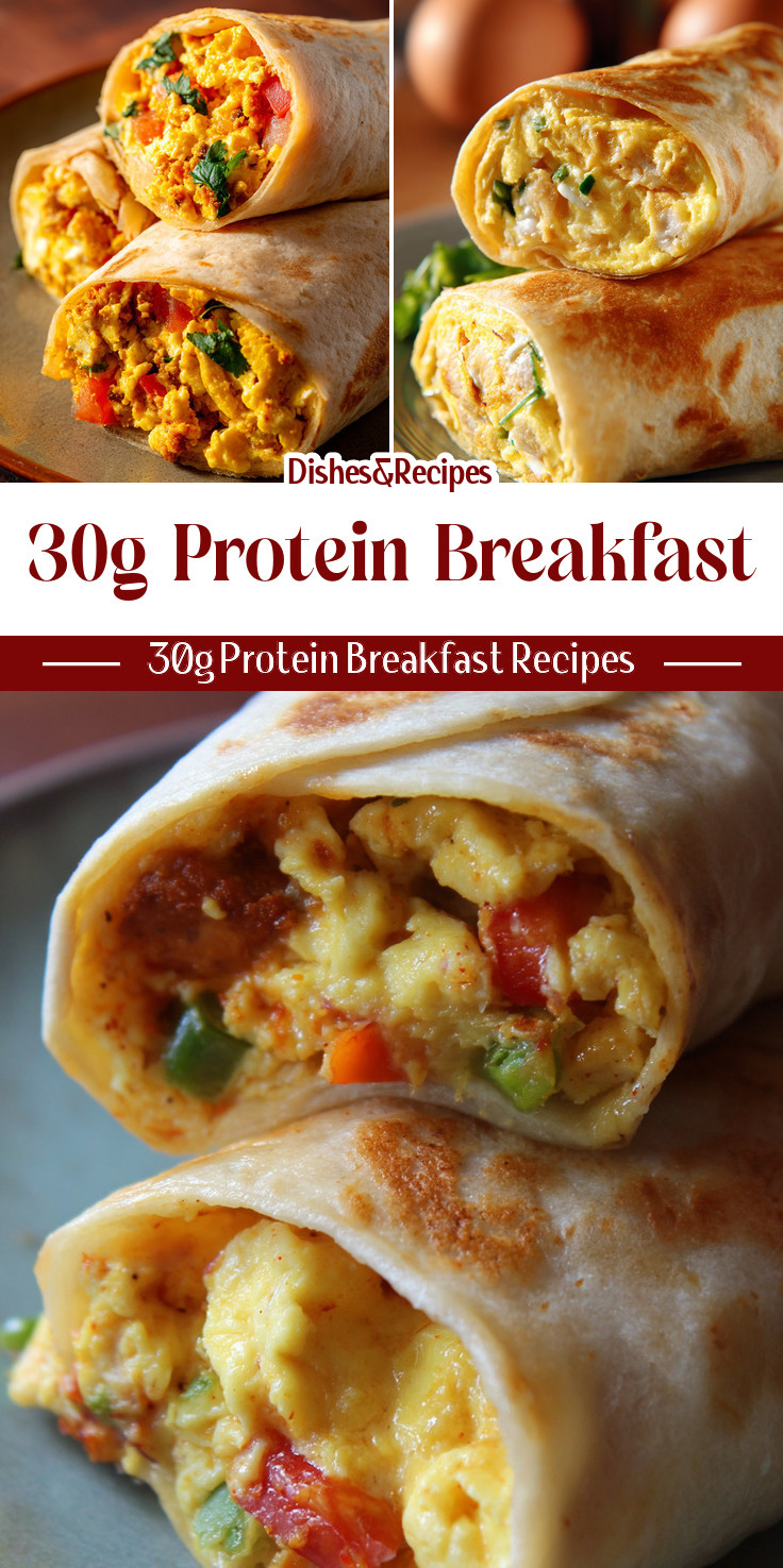 30g Protein Breakfast Burrito (15 Minutes)