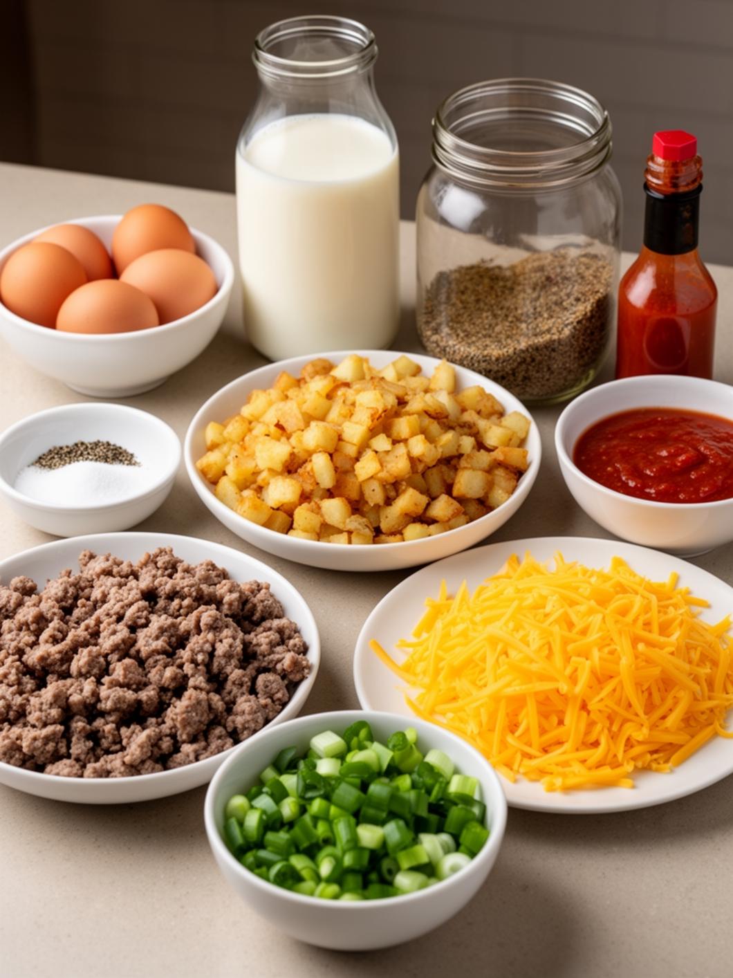 30g Protein Breakfast Meal Prep Bowls (Make Ahead)