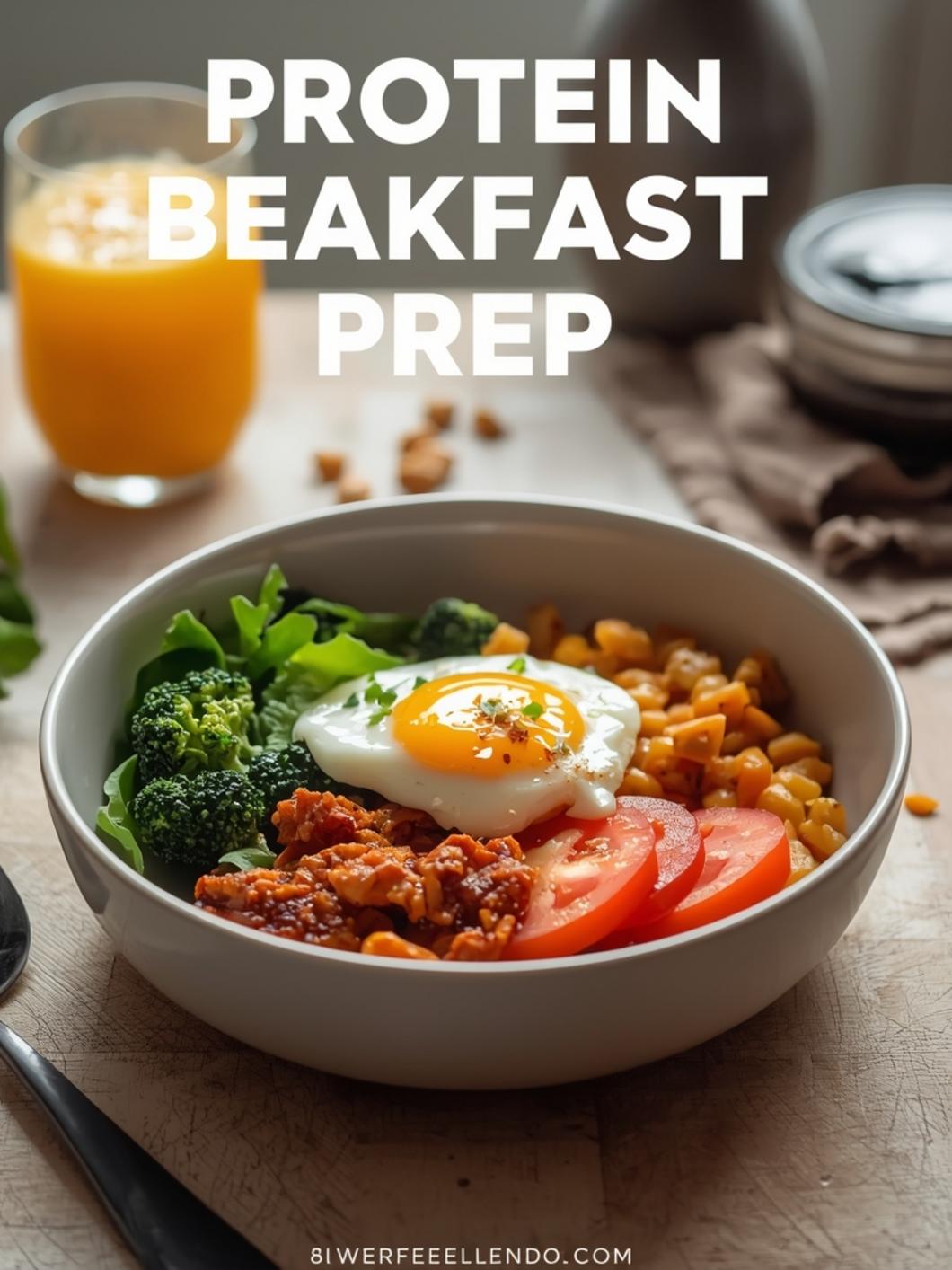 30g Protein Breakfast Meal Prep Bowls (Make Ahead)