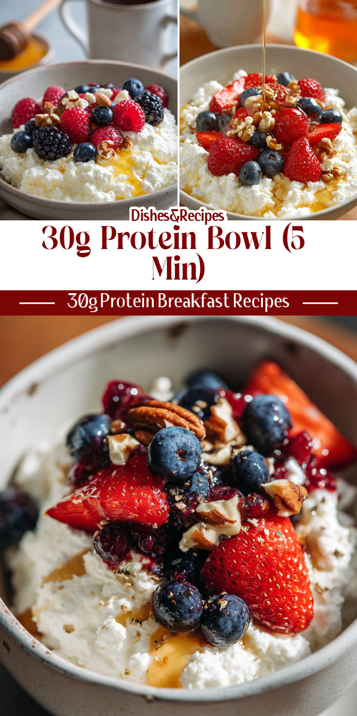 30g Protein Cottage Cheese Bowl (5 Minutes)