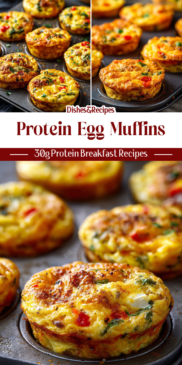 30g Protein Egg Muffins (Busy Mornings)