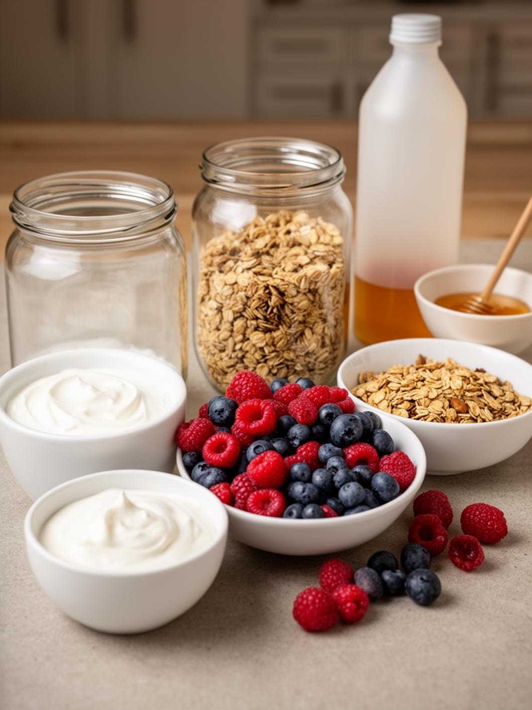 30g Protein Greek Yogurt Parfait (5 Minutes)