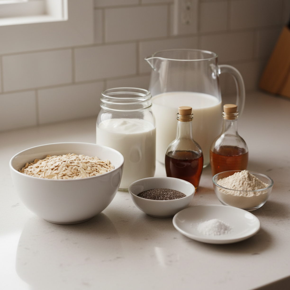 30g Protein Overnight Oats (Easy Meal Prep Breakfast)