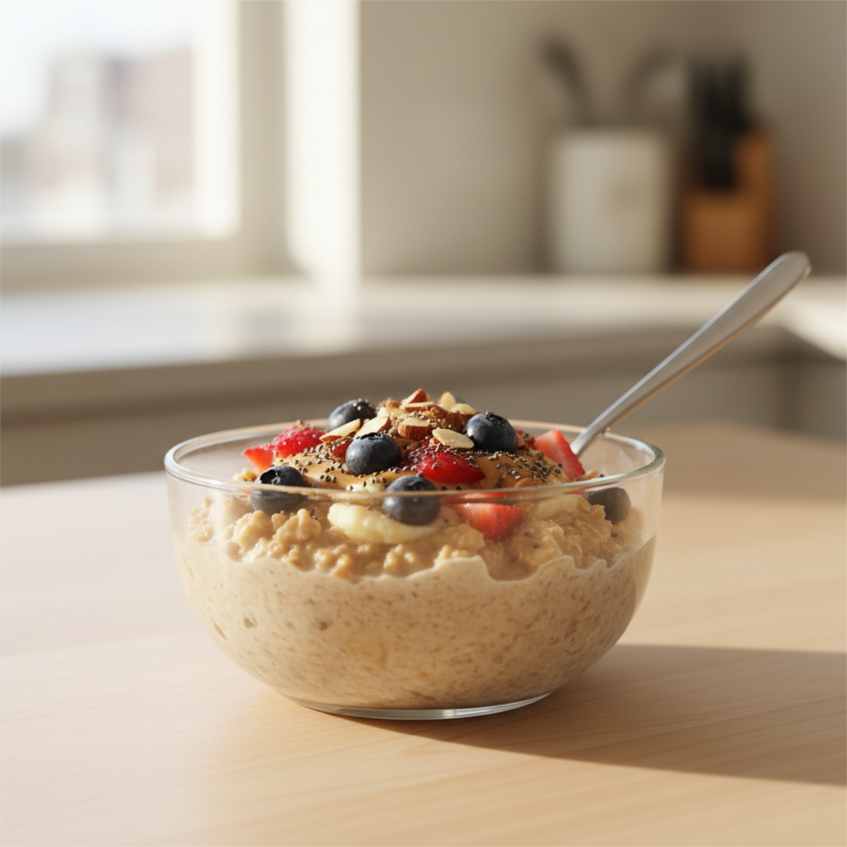 30g Protein Overnight Oats (Easy Meal Prep Breakfast)