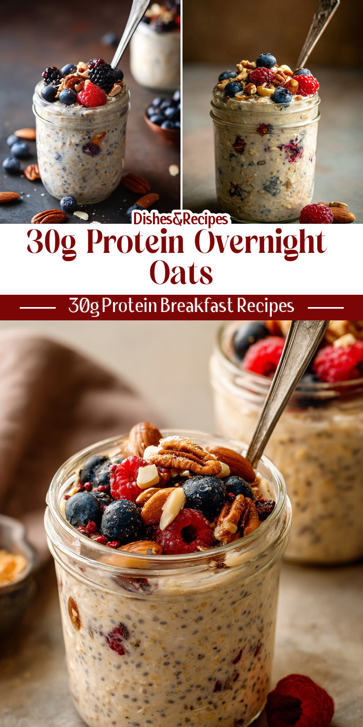 30g Protein Overnight Oats (5 Minutes)