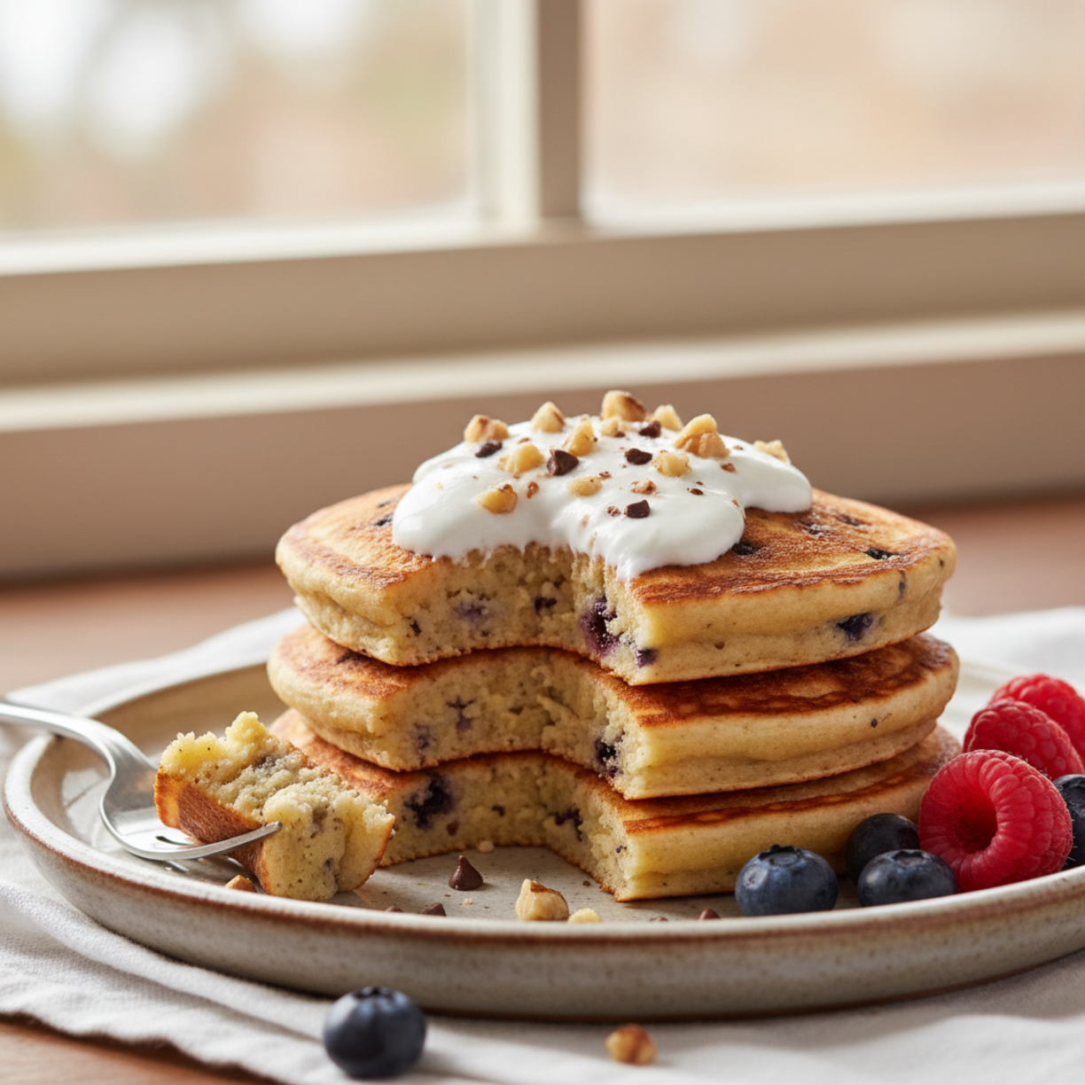 30g Protein Pancakes (Fluffy & Easy) for a High Protein Breakfast