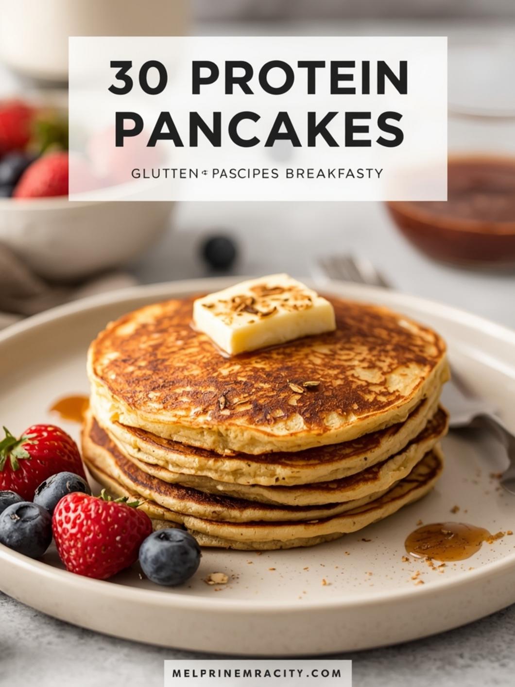 30g Protein Pancakes (Gluten-Free)