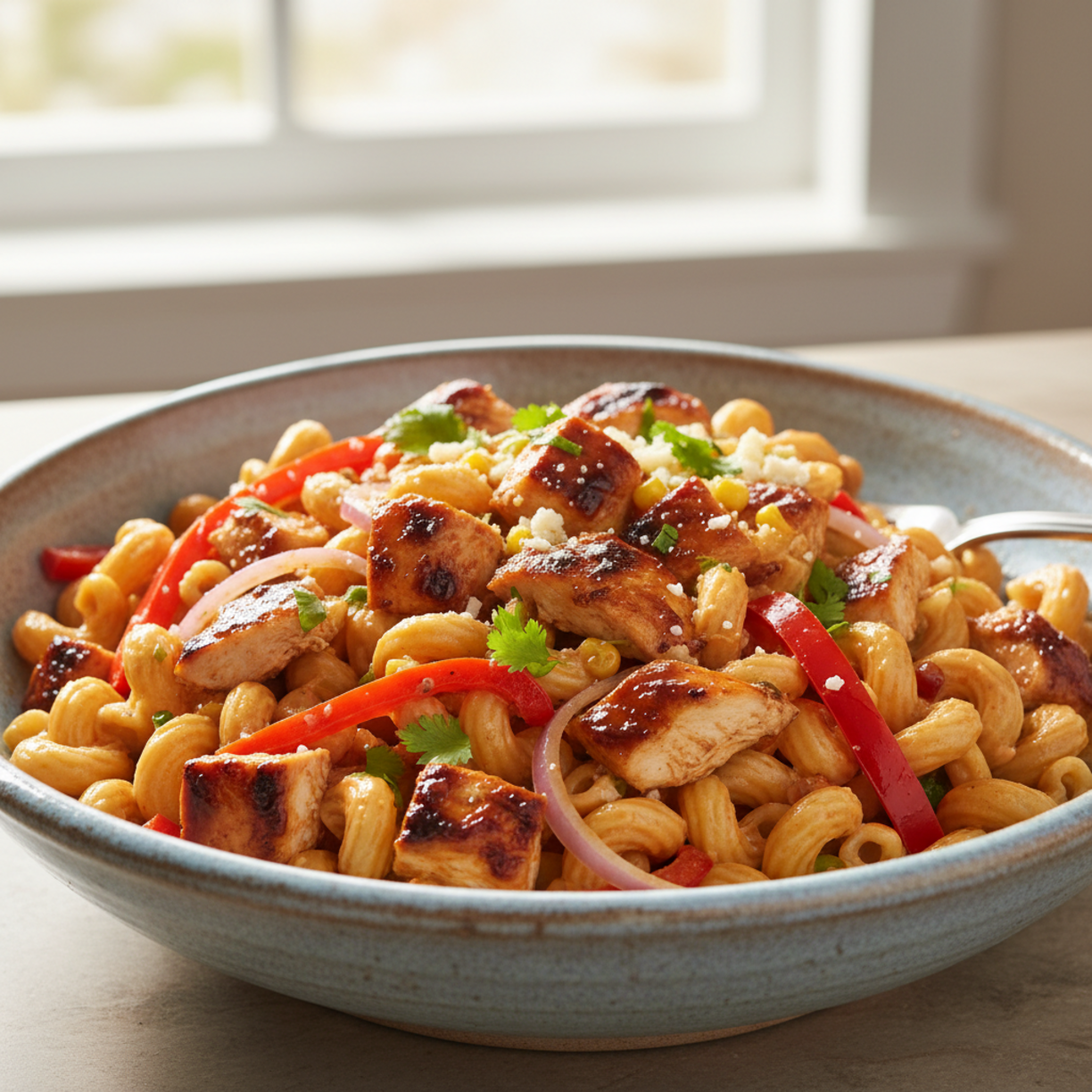 BBQ Chicken Pasta Salad for Summer Gatherings