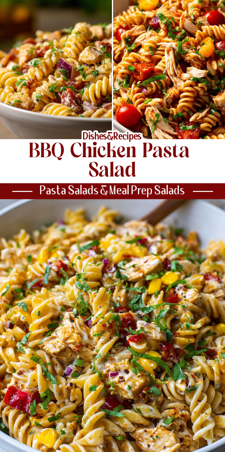 BBQ Chicken Pasta Salad for Summer Gatherings