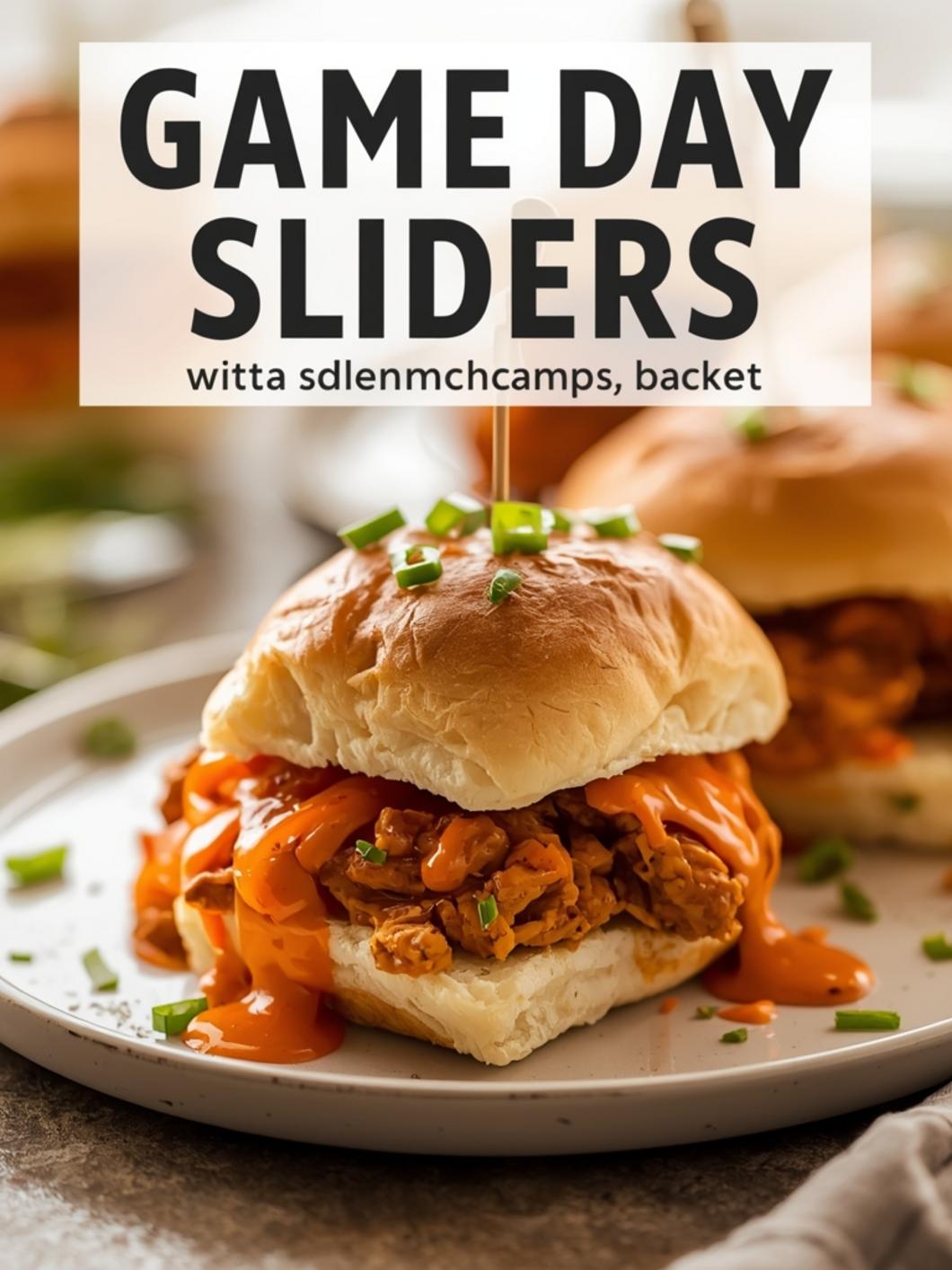 Buffalo Chicken Sliders for Game Day (Sheet Pan Bake)