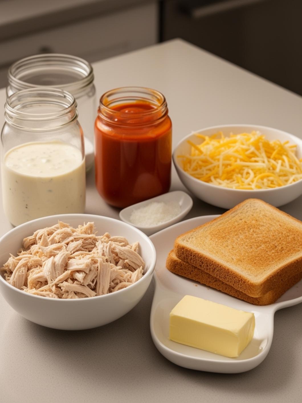 Cheesy Buffalo Chicken Sandwich for Easy Lunches