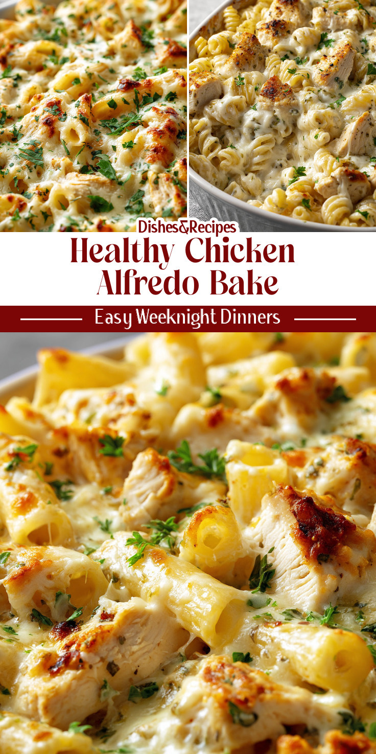Healthy Chicken Alfredo Bake That Feels Like Comfort Food