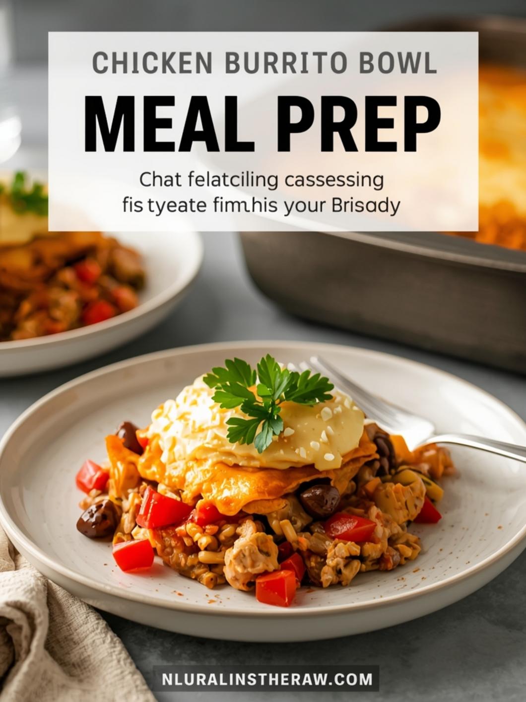 Chicken Burrito Bowl Meal Prep That Doesn't Get Soggy