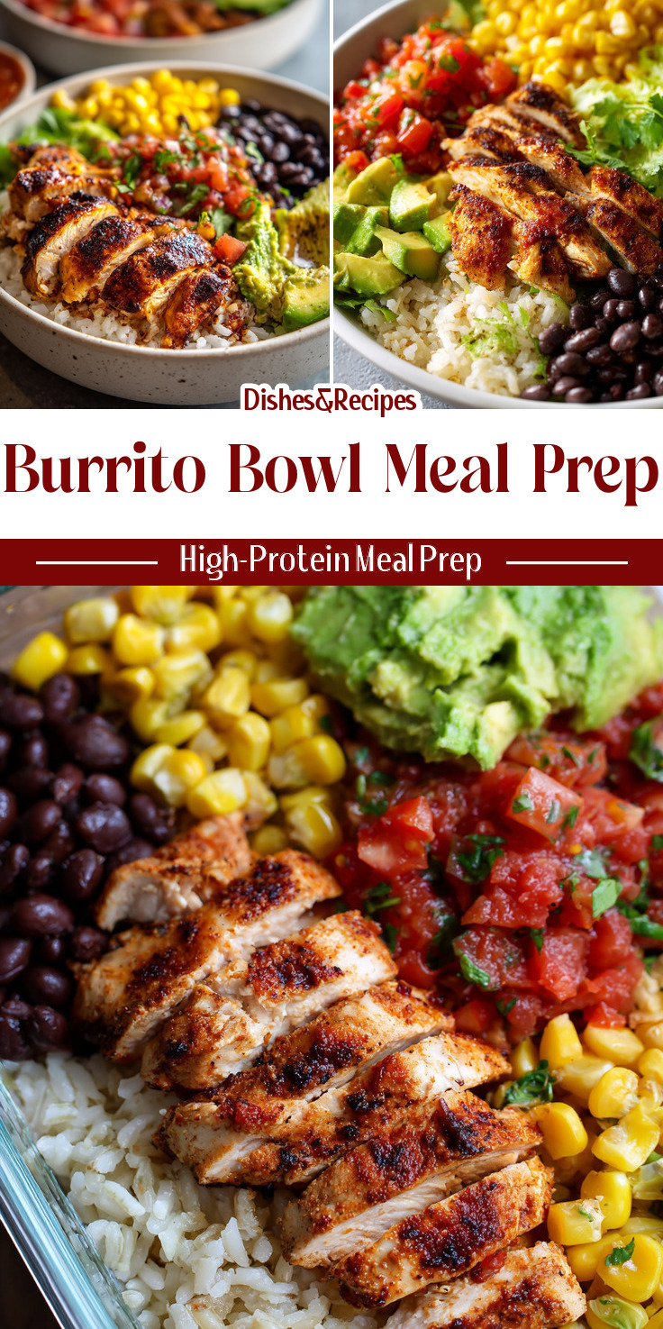 Chicken Burrito Bowl Meal Prep That Doesn't Get Soggy