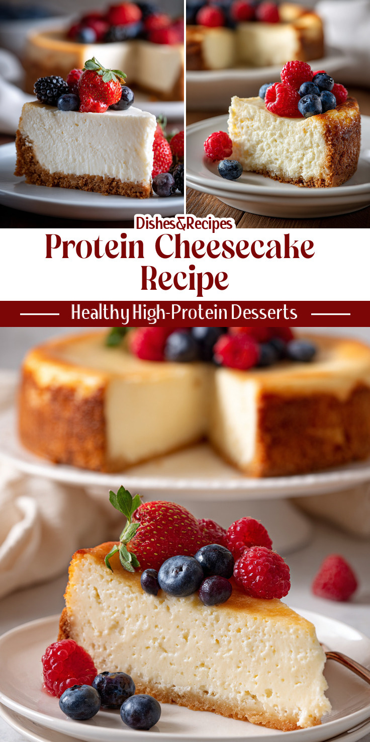 Healthy Cottage Cheese Cheesecake (Creamy & Protein-Packed)