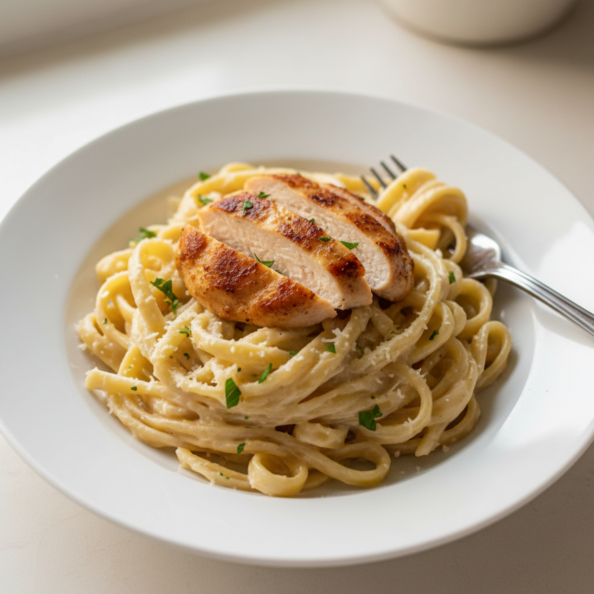 Creamy Chicken Alfredo Pasta (Comfort Food Classic)