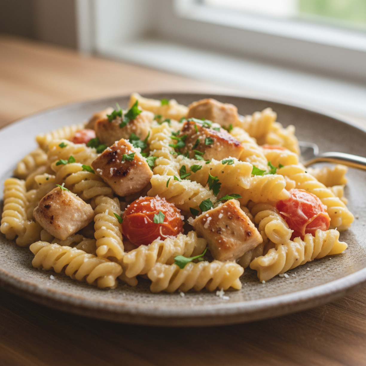 Creamy One-Pan Chicken Pasta (Quick Dinner)