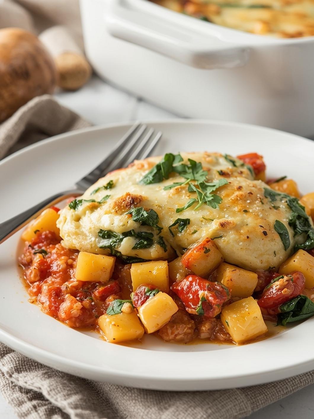 Creamy Tuscan Dumpling Bake That Feels Like Comfort Food