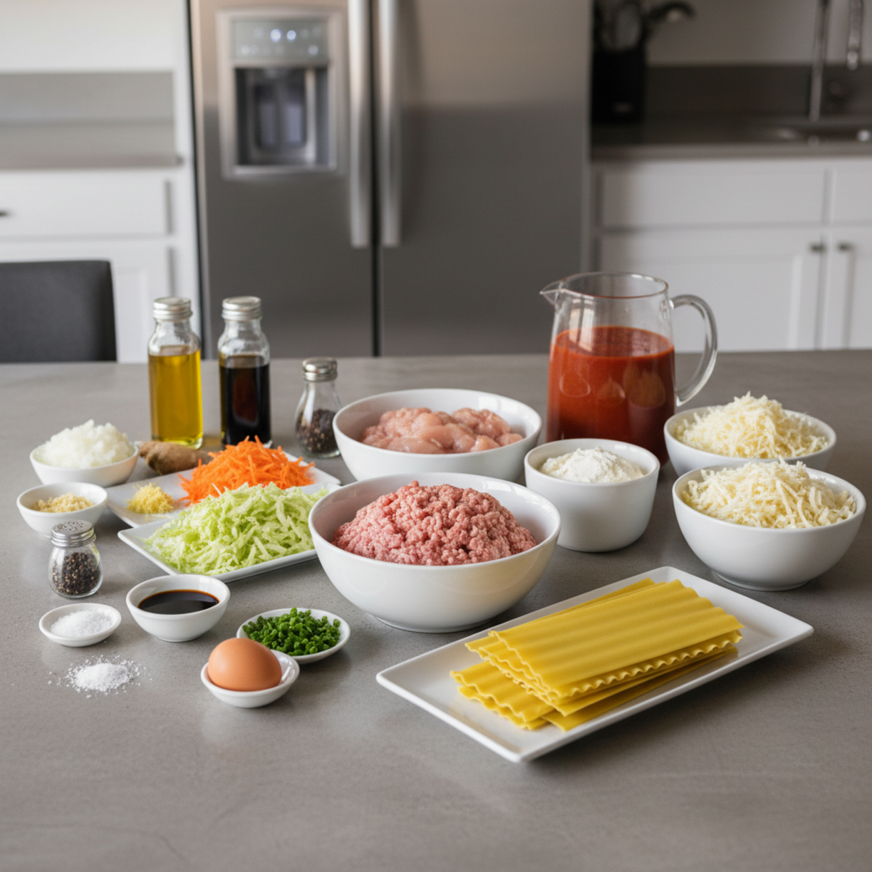 Dumpling Lasagna: Comfort Food Dinner (Fusion Recipe)